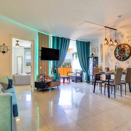 Ferienwohnung Luxory Dreamy Sunset, Seafront, Direct Access To The Promenade,Wifi,Pool,Free Parking Los Cristianos  Exterior foto