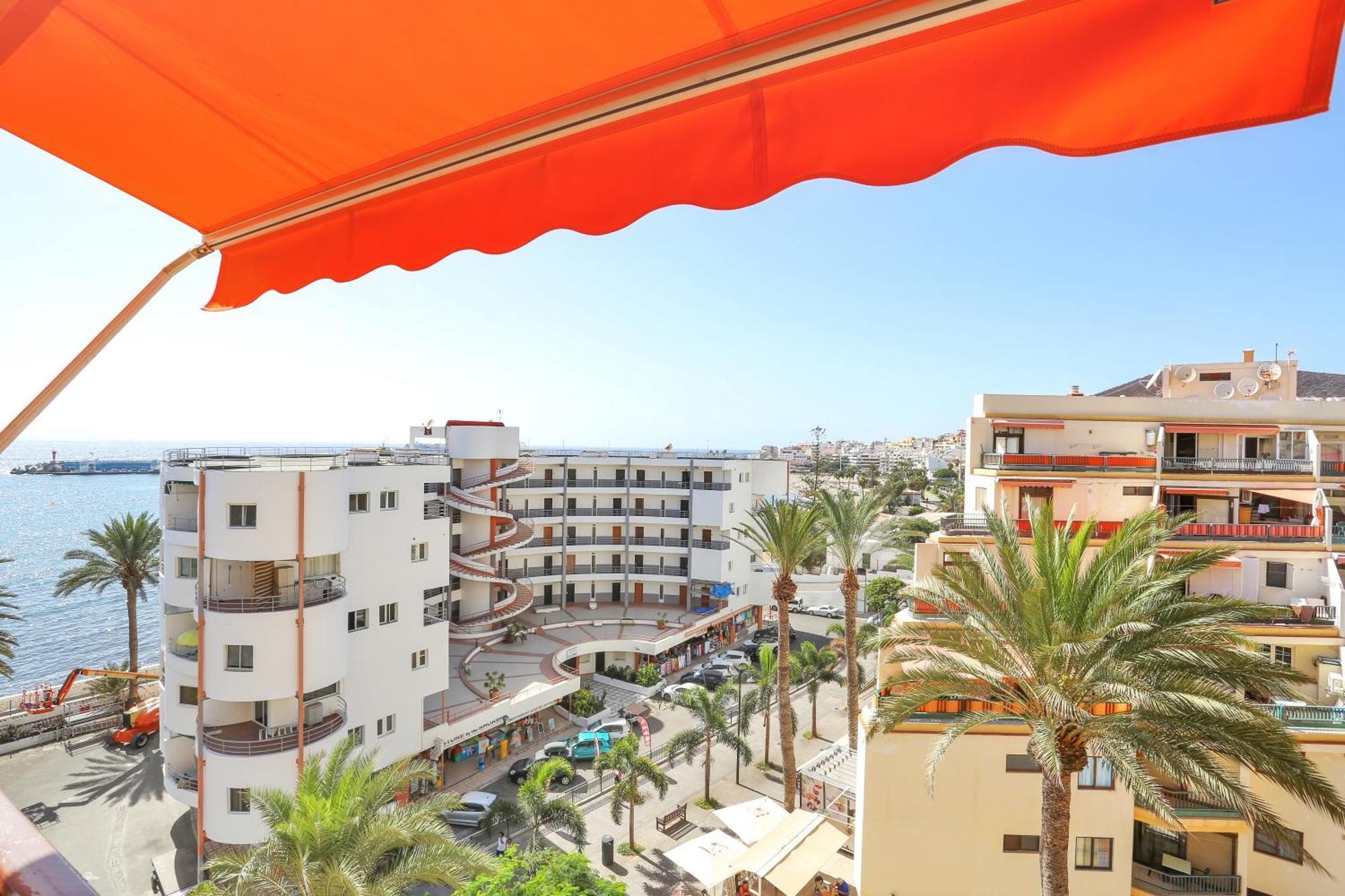 Ferienwohnung Luxory Dreamy Sunset, Seafront, Direct Access To The Promenade,Wifi,Pool,Free Parking Los Cristianos  Exterior foto